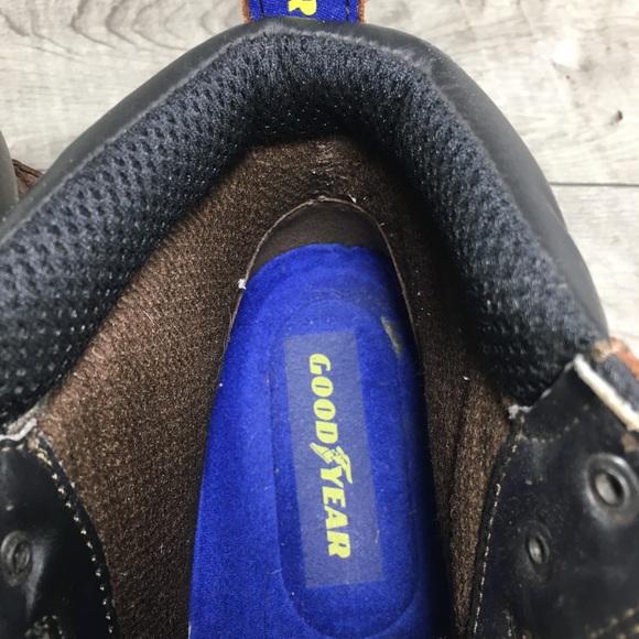 Goodyear GY6393 Lace Up Leather Steel Toe Waterproof Insulated Mens Boots Size 9 - Picture 9 of 11